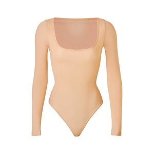 SKIMS JELLY SHEER LONG SLEEVE BODYSUIT | SIENNA